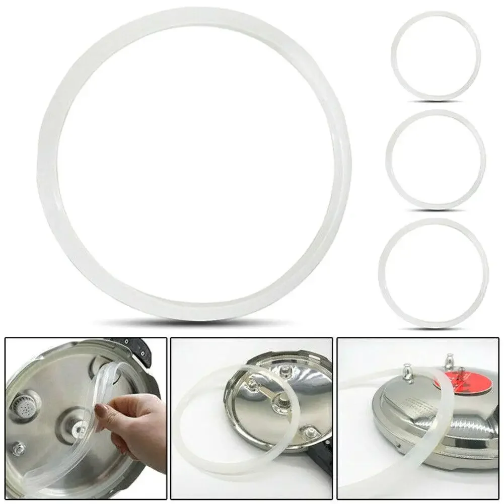 22/24/26/32cm Rubber Clear Electric Pressure Cooker Cooker Gasket Pressure Gaskets Silicone Tools Replacement For Kitchen K3Y3