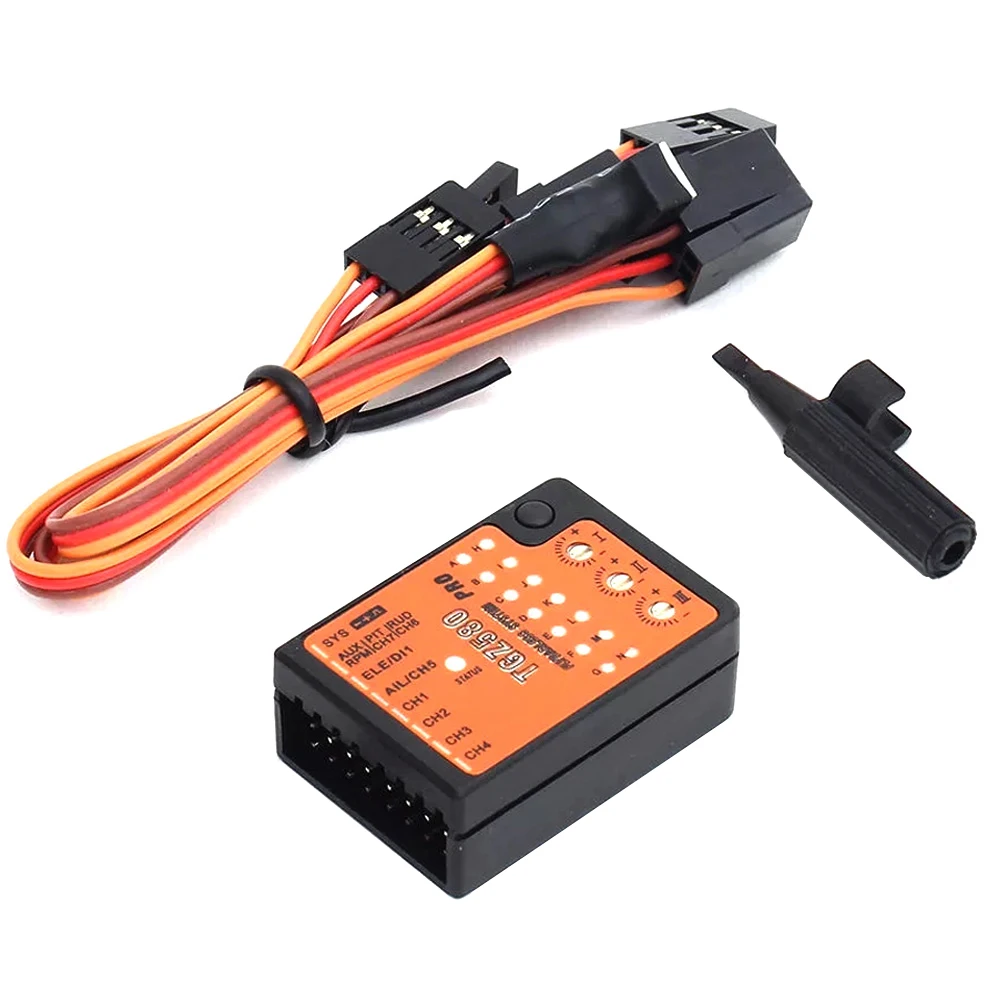 RC TGZ580 3-Axis Gyro FBL Altitude Control Smart Flight System Flybarless USB2SYS Interface For RC Helicopter T-Rex 250-800