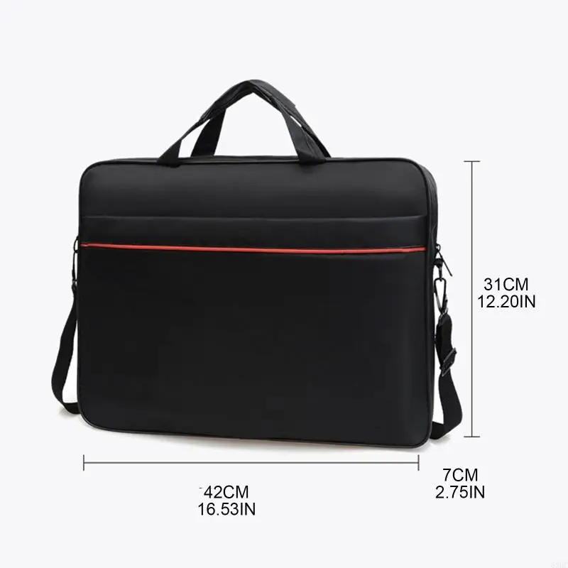 63HC BAS LAPTOP BAG 15.6 بوصة دفتر صدمية مقاوم للصدمات لحظة حقيبة حقيبة الكتف على الأكمام