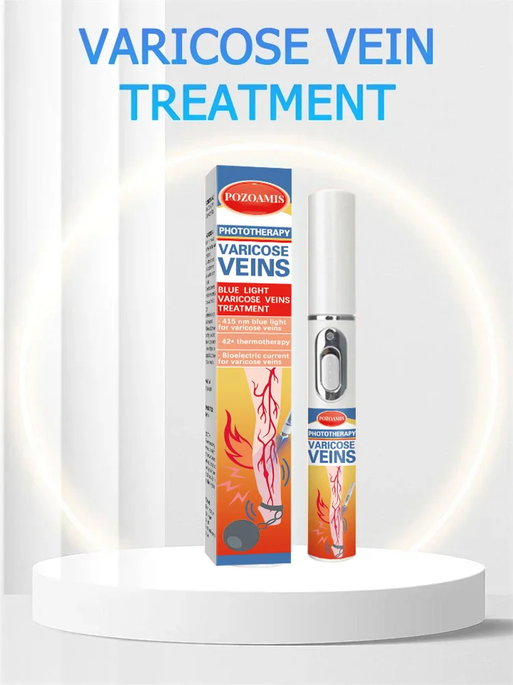 blauw licht pen los spataderen op, hete verkoop beenverzorgingshulpmiddelen