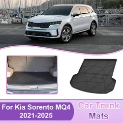 Rear Trunk Mat For Kia Sorento MQ4 2021 2022 2023 2024 5Seats TPE Storage Box Pad Anti slip Waterproof Anti scratch Floor Mat