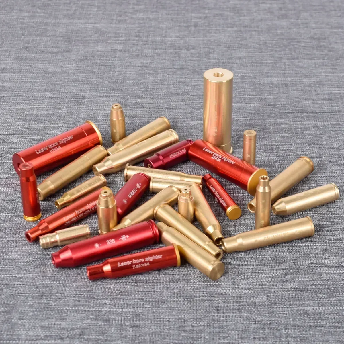 Tactical Red Laser Bore Sight, Boresighter Cartucho, Formação Bala Snap Caps, 9mm, 12GA, 20GA,. 223. 308, 5,45x39, 7,62x39,9 x 19mm