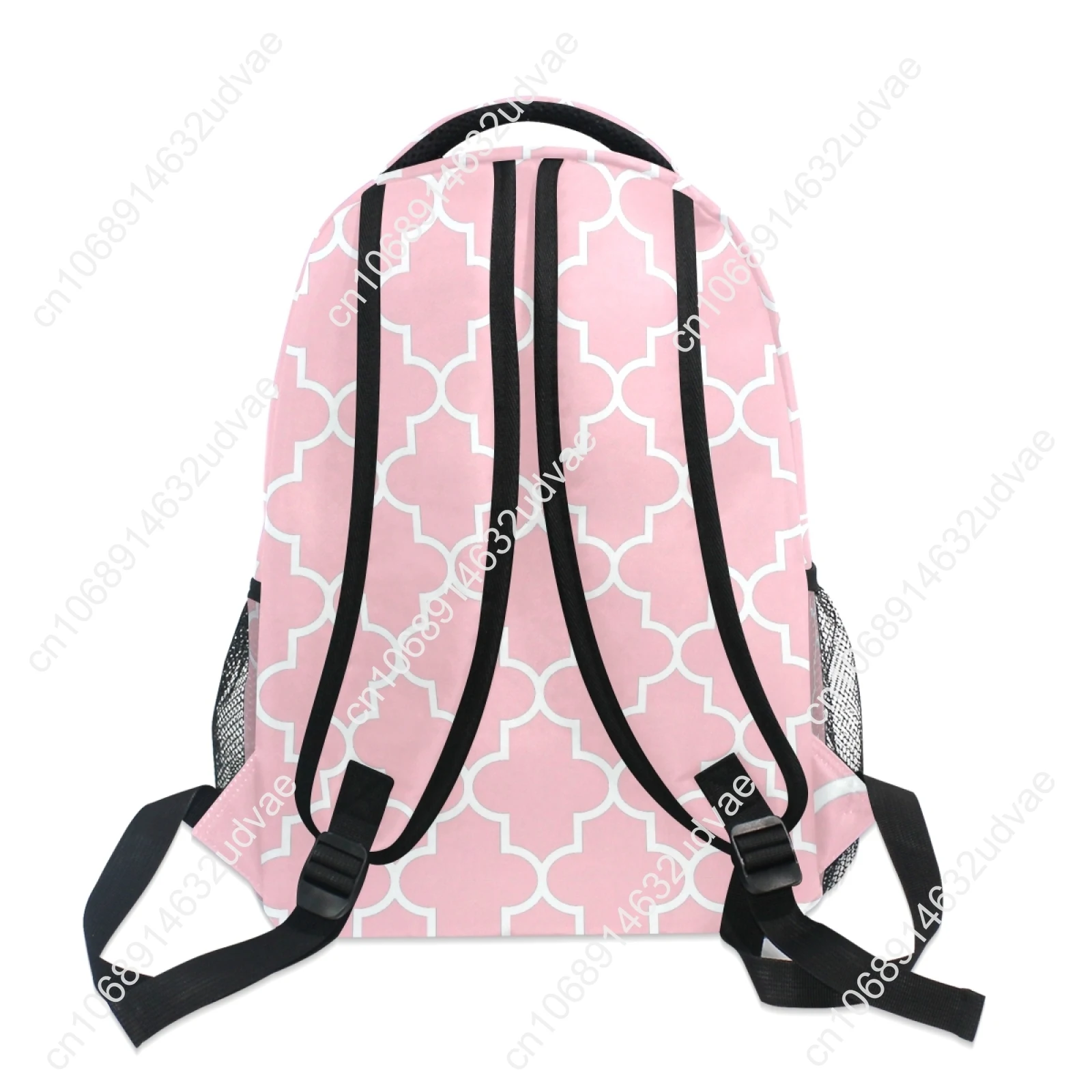 Mochila escolar con patrón de cuadrícula para niñas y adolescentes, morral de moda para estudiantes, bolsa de viaje rosa, novedad de 2021