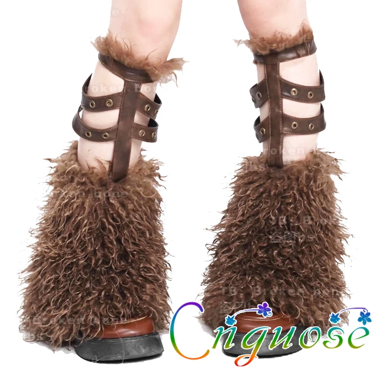 Couvre-jambes en laine japonaise pour fille, couvre-genoux astronomiques, chaussettes d'hiver, style punk rock, rétro et épicé, marron, Y2K, 2024