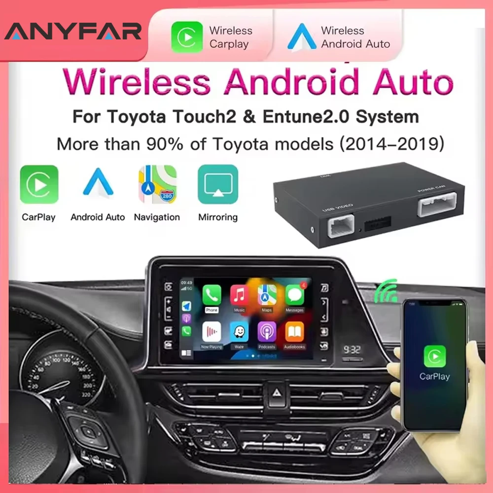 

OEM Screen Upgrade Decoder multimedia Retrofit Kit For Toyota Yaris Corolla Tacoma Camry CHR Tundra Highlander 4Runner multimedi