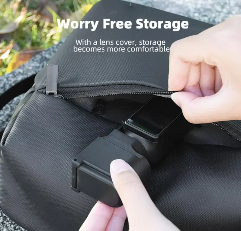 Cubierta de tapa de lente para DJI OSMO Pocket 3, tapa de lente de cámara cardán, carcasa protectora, accesorios de marco fijo a prueba de arañazos