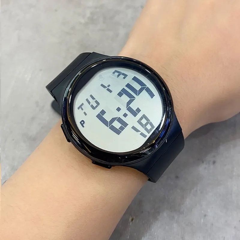 Big Numbers Full Size Digital Watch Men 50M Waterproof Outdoor Sports Clock Watch Luminous Wristwatch