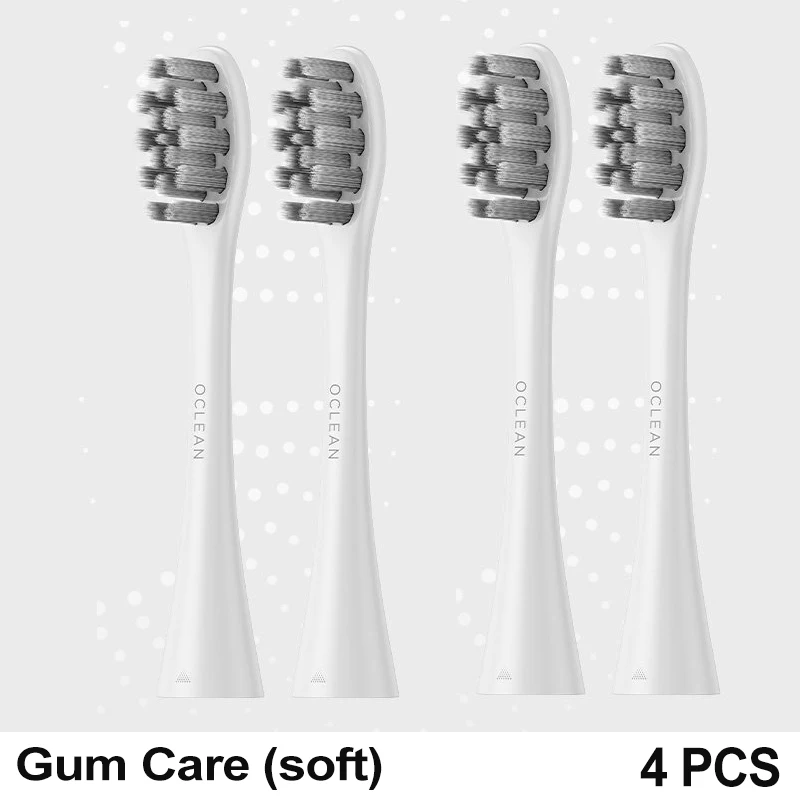 4/6 Stück Original-Ersatzbürstenköpfe für Oclean Flow/X PRO Elite/X Pro/F1/Z1/One/Air2 Sonic Elektrische Zahnbürstenaufsätze