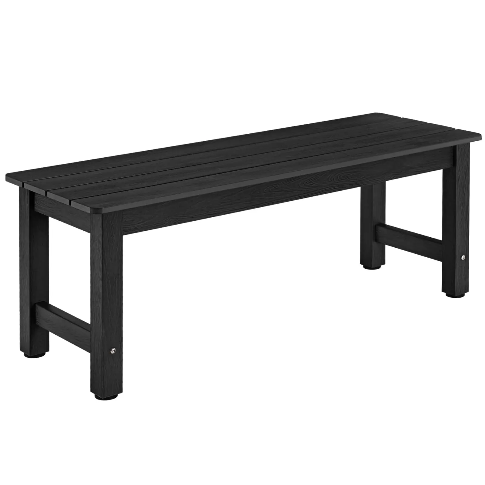 Outdoor Benches Weatherproof, 2-Person Poly Lumber Garden Bench