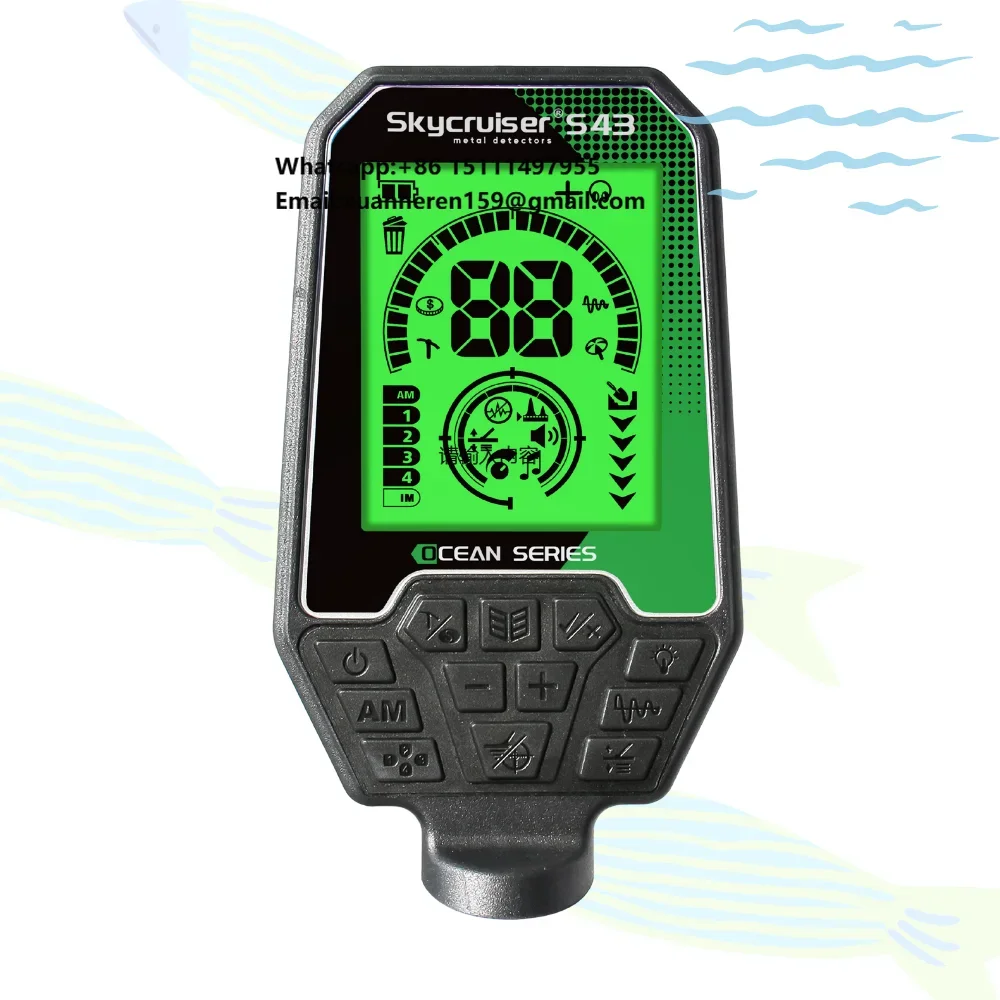 S43 New Arrival Metal Detector High Accuracy Gold Machine Detector Underwater Search Device Under Ground Metal Detector
