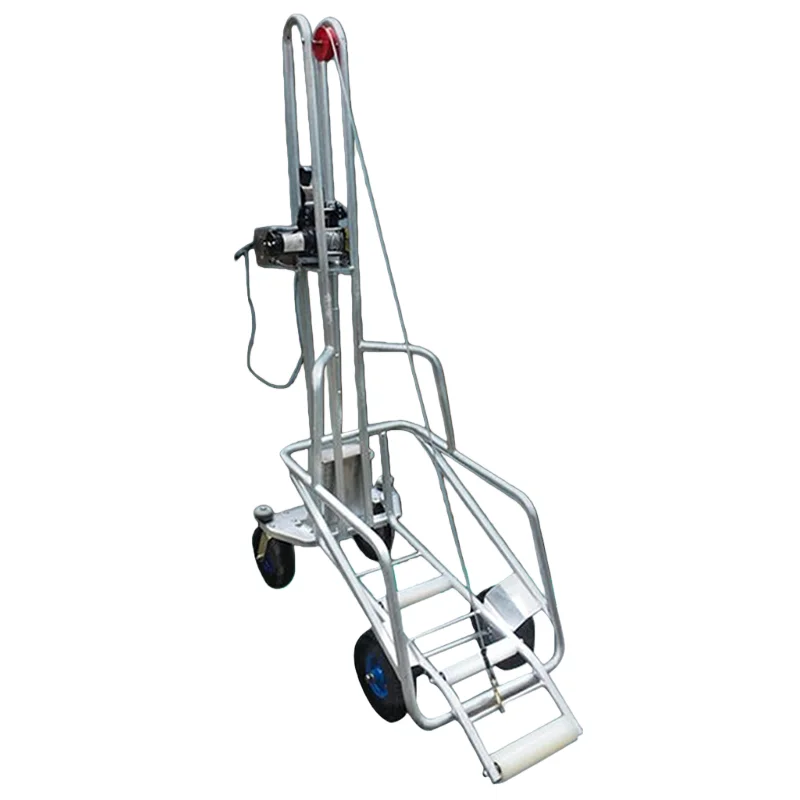 Galvanized White Livestock Transport Trolley Pig Farm Handling Cart Heavy Duty Breeding Equipment