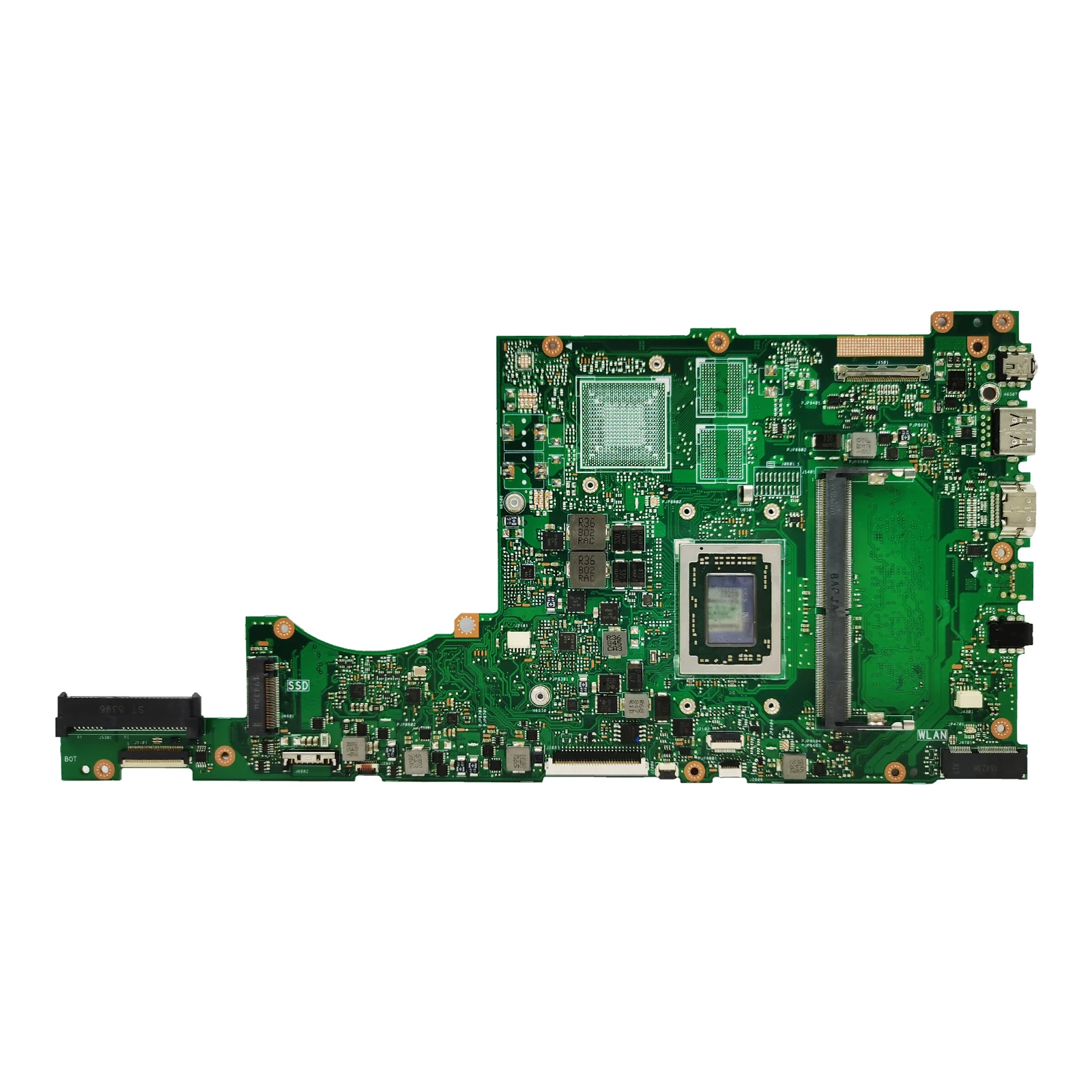 Imagem -03 - Placa-mãe Portátil para Asus Mainboard X411qa X411qr X411q A12-9720p 4gb de Ram