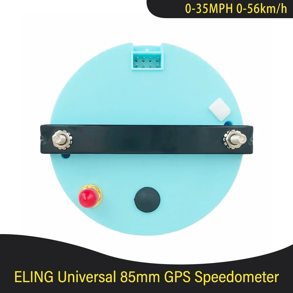 Waterproof Marine 85mm 0-35MPH 0-80MPH GPS Speedometer with GPS Antenna Red Backlight for Car Boat SUV Universal 9-32V