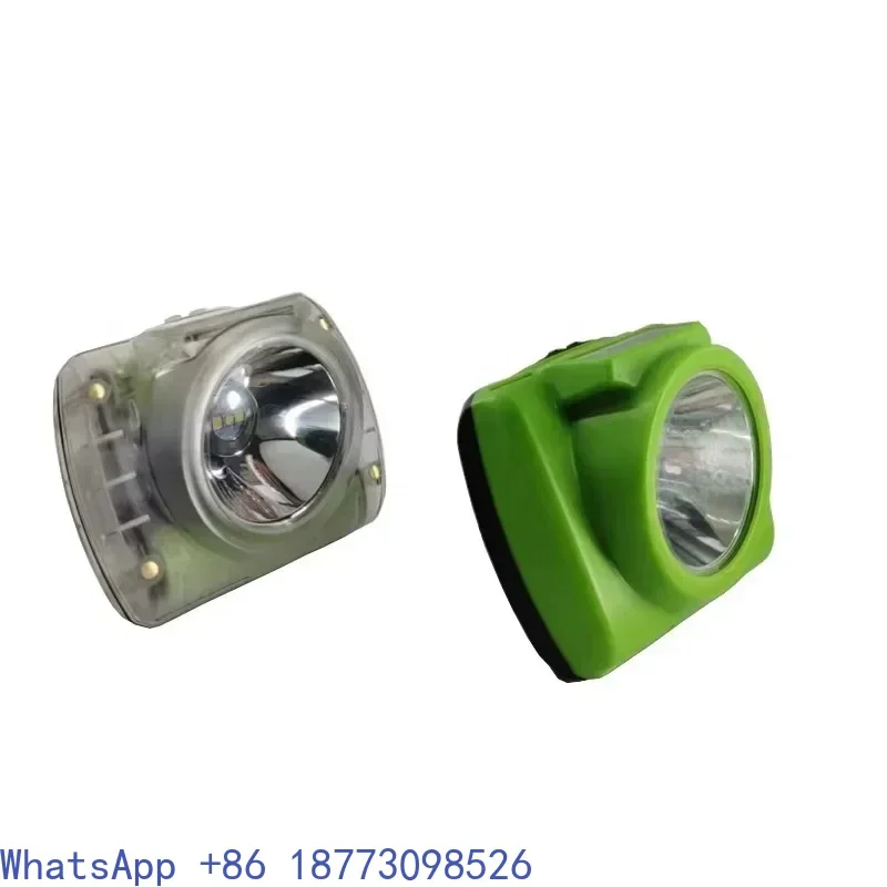 Cordless organic light-emitting diode mining lamp, underground waterproof IP68 cap lamp for mining lighting(1PCS)