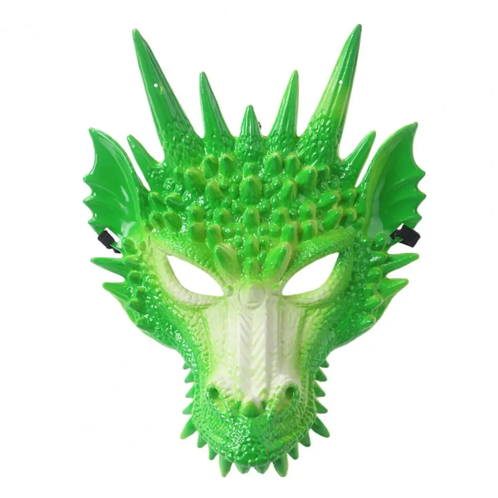 3D Dragon Cosplay Mask Halloween Face Mask for Carnival Cosplay Prop Masquerade Party Accessories Perform Costume Decorations