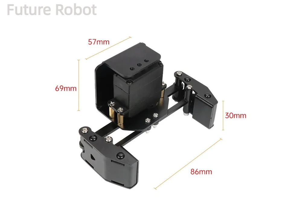 Metal Mechanical Claw Robotic Gripper with Mg996R OR DS3218 Digital Servo Alloy Big Claw For Arm Manipulator Robot DIY Kit Maker