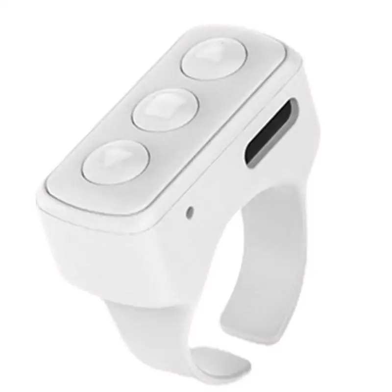 Remote Control Scrolling Finger Wireless BT Remote Control Scrolling Ring Video Record Controller For Selfie