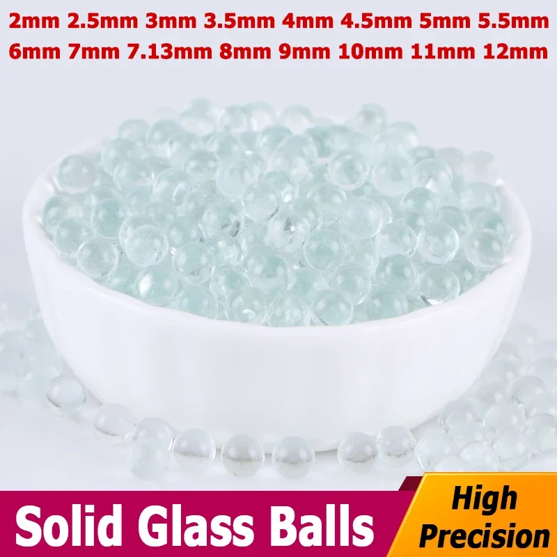 

50-10000pcs Solid Glass Balls Transparent High Precision Anti Boiling Ball Oscillation Bead 2/2.5/3/3.5/4/5/6/7/8/9/10/11/12mm