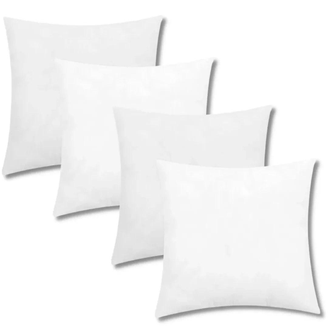 Krown - Pack of 2 or 4 Units. Decorative Cushions, Padded Cushion for Home, Cushion Filled with Hollow Fiber, for the Sofa or Car, in All Sizes 40X40 45X45 50X50 60X60 30X50 40X60 50X70