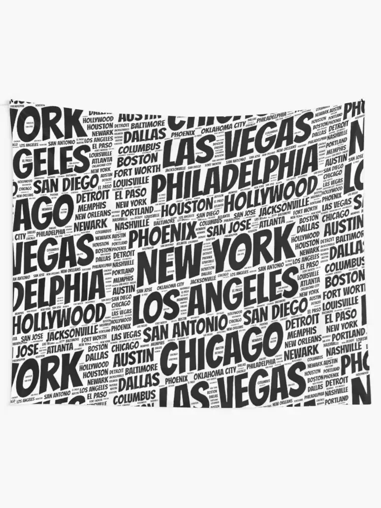 

United States cities Tapestry Wall Tapestries Decoration For Home Tapestry