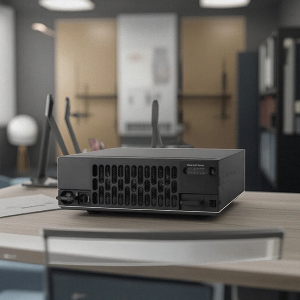 ISR4461/K9 Network Router 1000Mbps Wired Modem QoS Firewall VPN VoIP Wireless Features Enterprise Use Supports 5G Wi-Fi 4G Sim