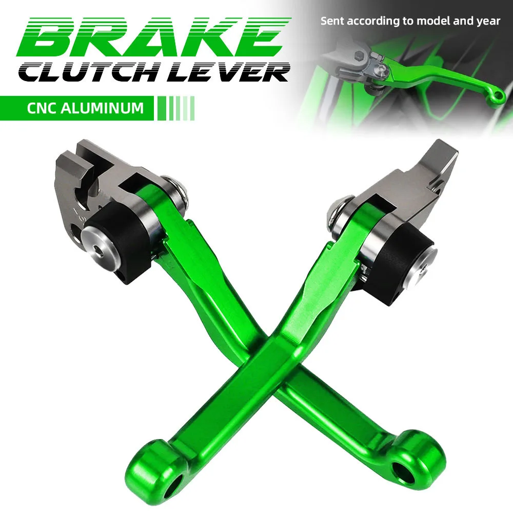 Dirt Bike Pivot Brake Clutch Levers For KAWASAKI KX250F 2005 2006 2007 2008 2009 2010 2012 2013 2014 2015 2016 2017 2018