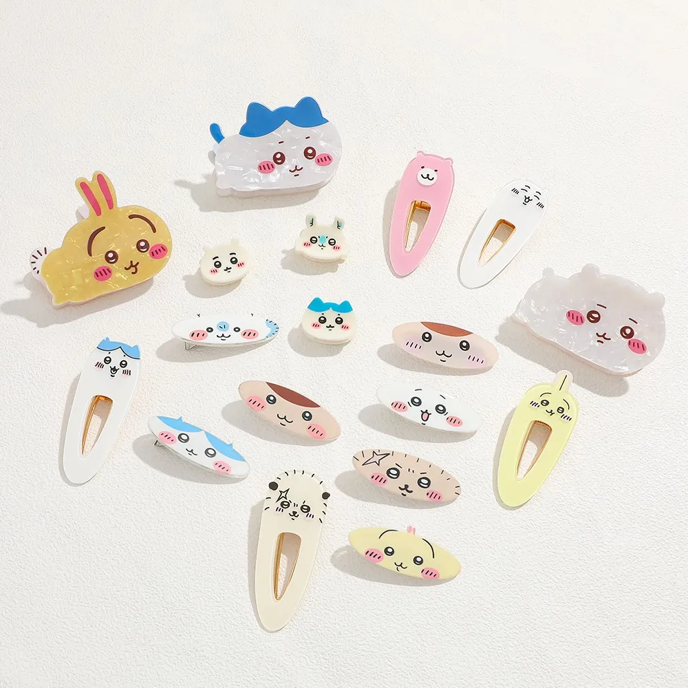 

RANDOM 18PCS Cute cartoon daily decorative headwear, hair accessories, gifts, casual and business acrylic hair clips