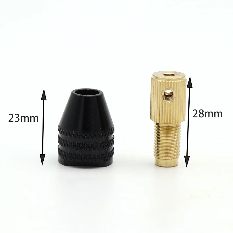 Mini Drill Chuck Mandril Cartridge Engraver Collet Chuck Electric Motor Shaft Fixture Clamp 0.5-3.2mm Quick Change Chuck Adapter