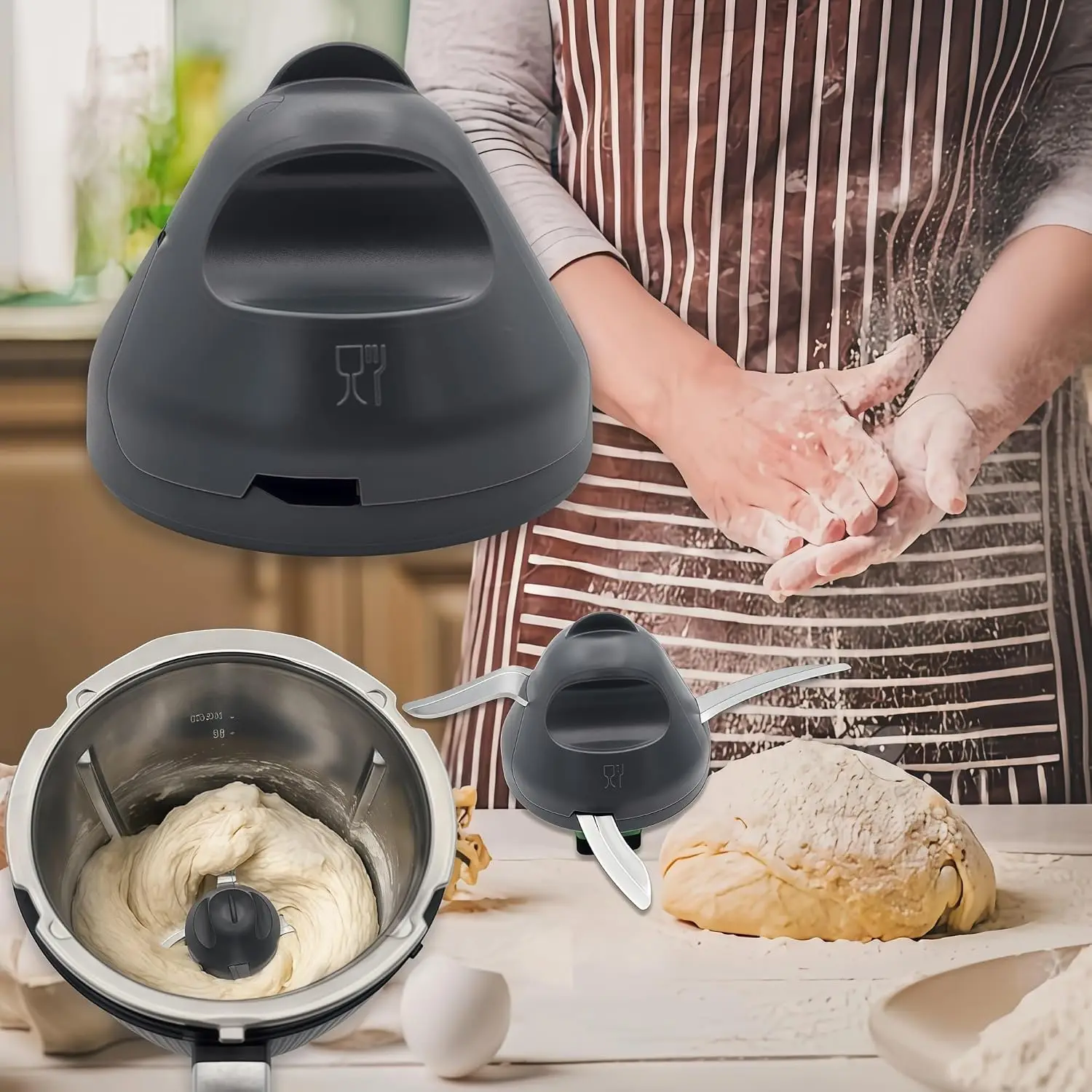 Mixer Blades Dough Kneading Head Seam Protection From Dough Dirt For Thermomix TM7 TM6 TM5 Accessories Blender Parts