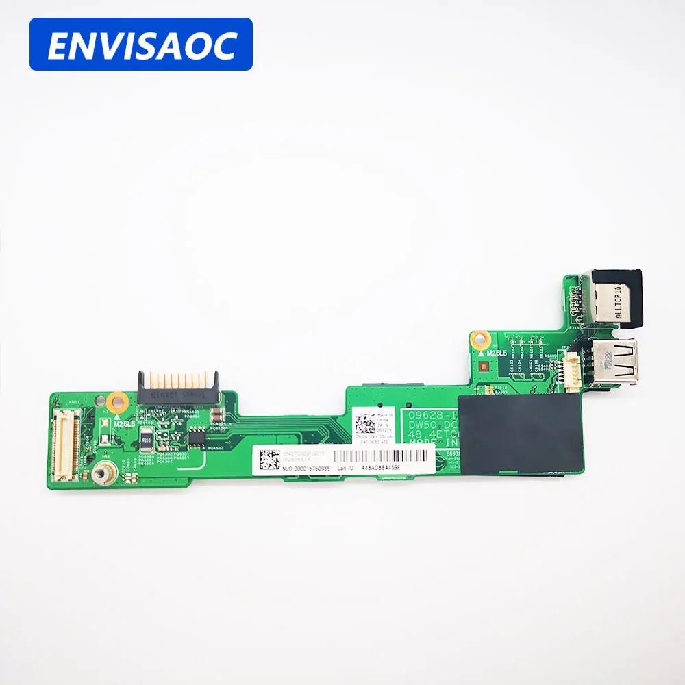 Voor Dell Vostro V3500 3500 Laptop Usb Ethernet Charger Netwerkkaart RJ45 Batterij Opladen Jack Board 0632VY 09628-1 48.4ET06.011