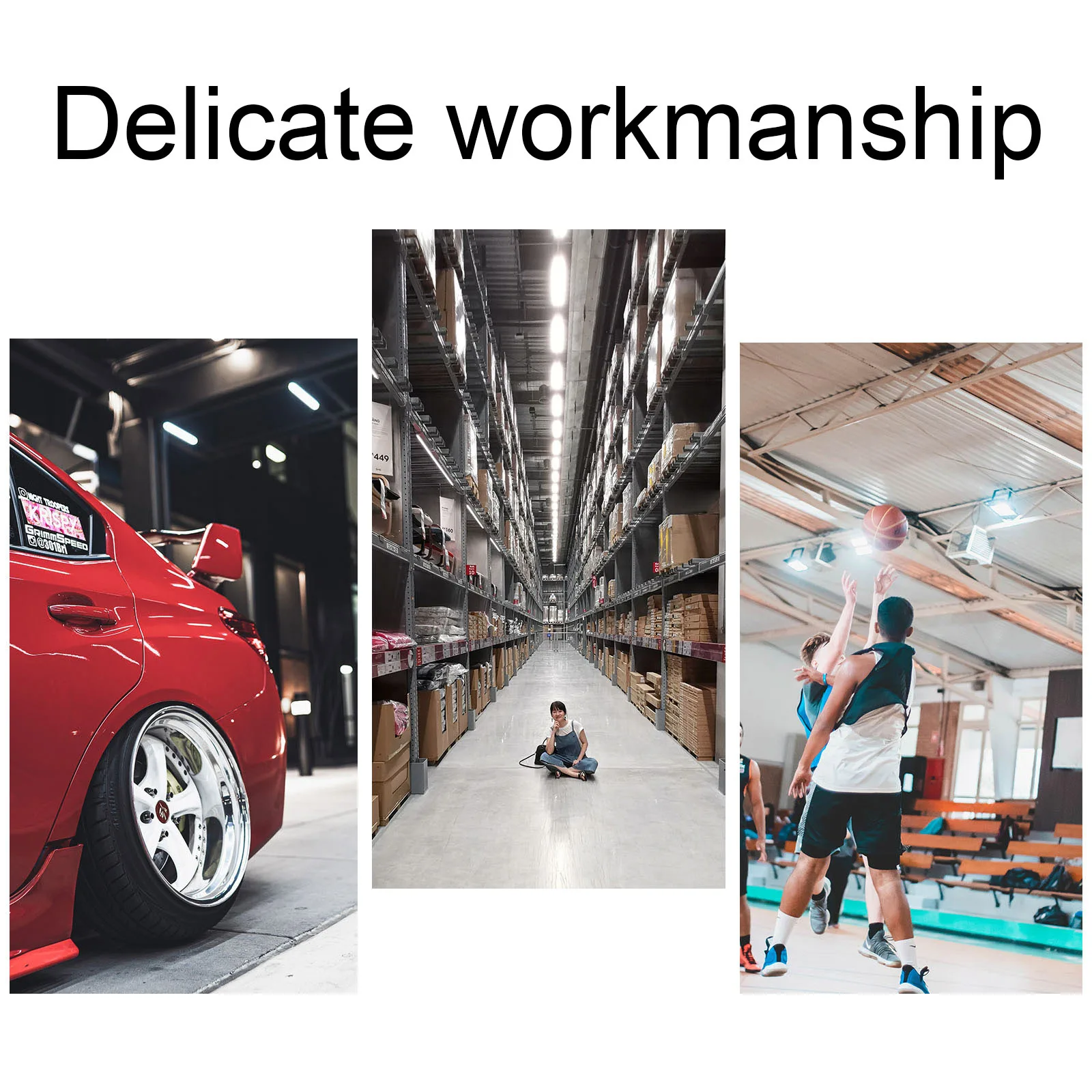 1 قطعة ضوء المرآب قابل للتعديل للطي تصميم تشوه مادة ممتازة مقاومة درجات الحرارة العالية مصباح المرآب طويل العمر