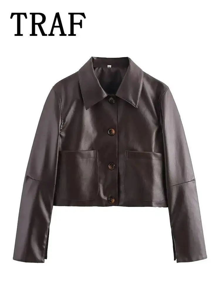 

Women Jacket 2024 Summer Bright Street Style Jackets Ladies Fashion Long Sleeve Short Coats New Outerwears