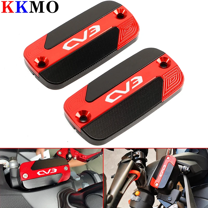 غطاء خزان سائل فرامل دراجة نارية CNC ، غطاء زيت ، ملحقات لكيمكو ، CV3 ، 550i ، CV 3 ، CV 3 ، 550CC ،