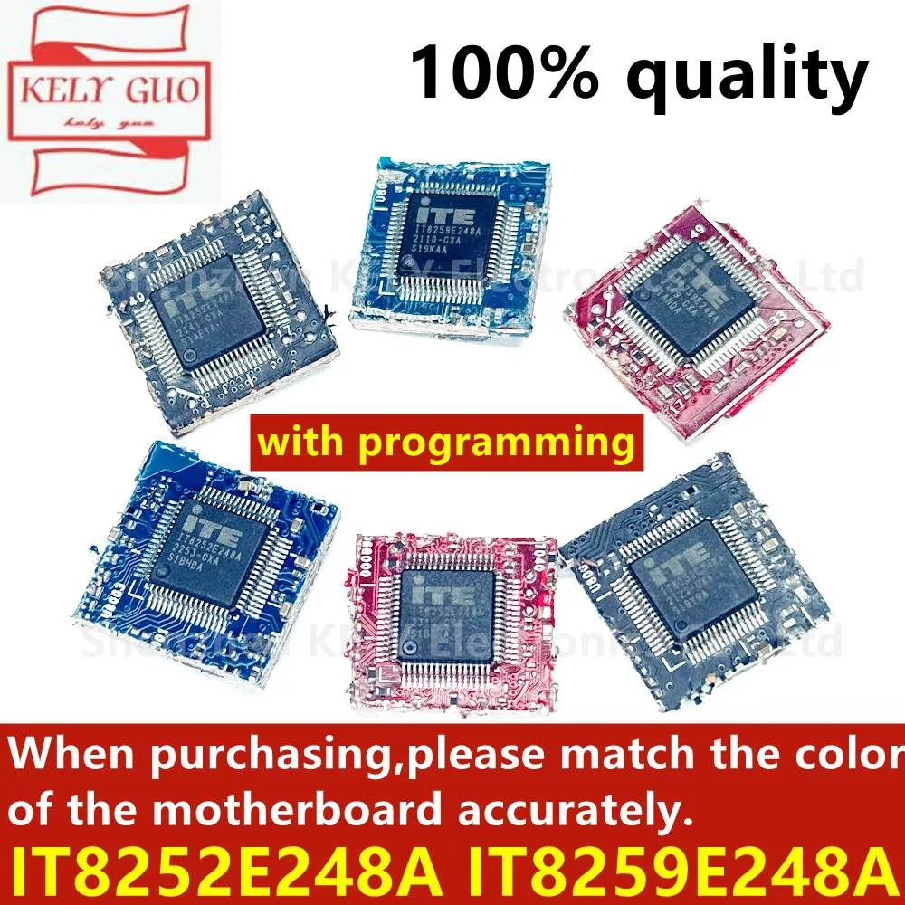 (1piece) IT8252E248A IT8252E 248A CXA IT8259E248A IT8259E 248A CXA QFP64 with Keyboard Program for Motherboard QFP64