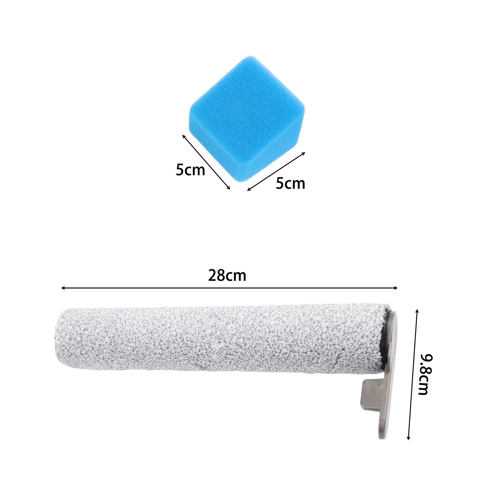 

Набор фильтров с роликовой щеткой и сменной губкой для беспроводного пылесоса JONR ED12 Pro для влажной и сухой уборки для повышения эффективности очистки