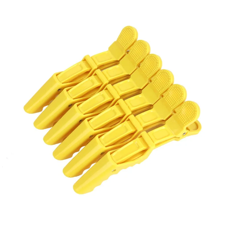 6PCS Alligator Haar Clips Kappers Klemmen Klauwen Sectie Clip Kapper Krokodil Haarspeld Salon Styling Tools Haaraccessoires - afbeelding 1