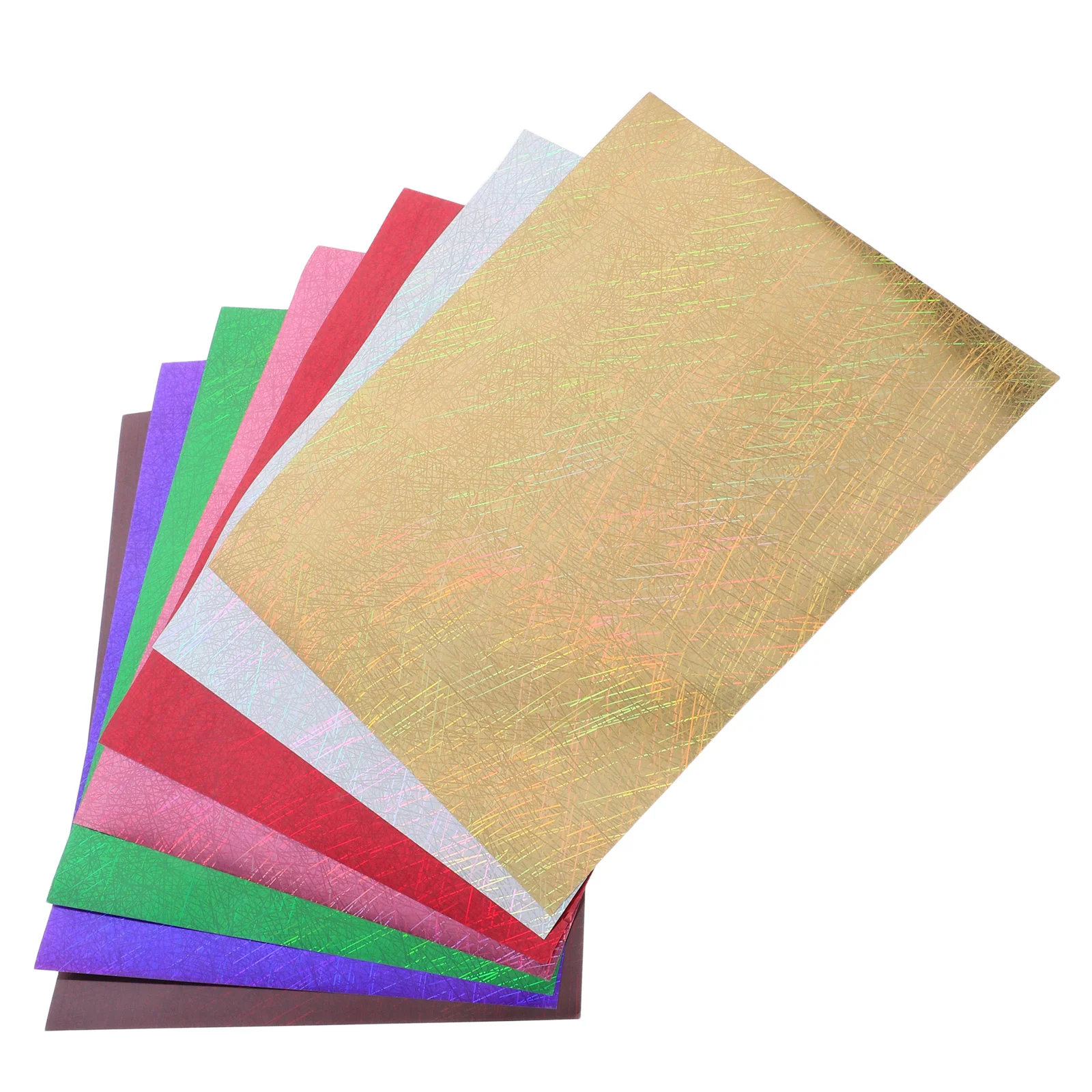 7 قطعة Htv الفينيل المجسم قزحي الألوان الكروم شريط لتقوم بها بنفسك نقل الحرارة الفينيل لتي شيرت الملابس الحديد على صفائح معدنية الحرارة