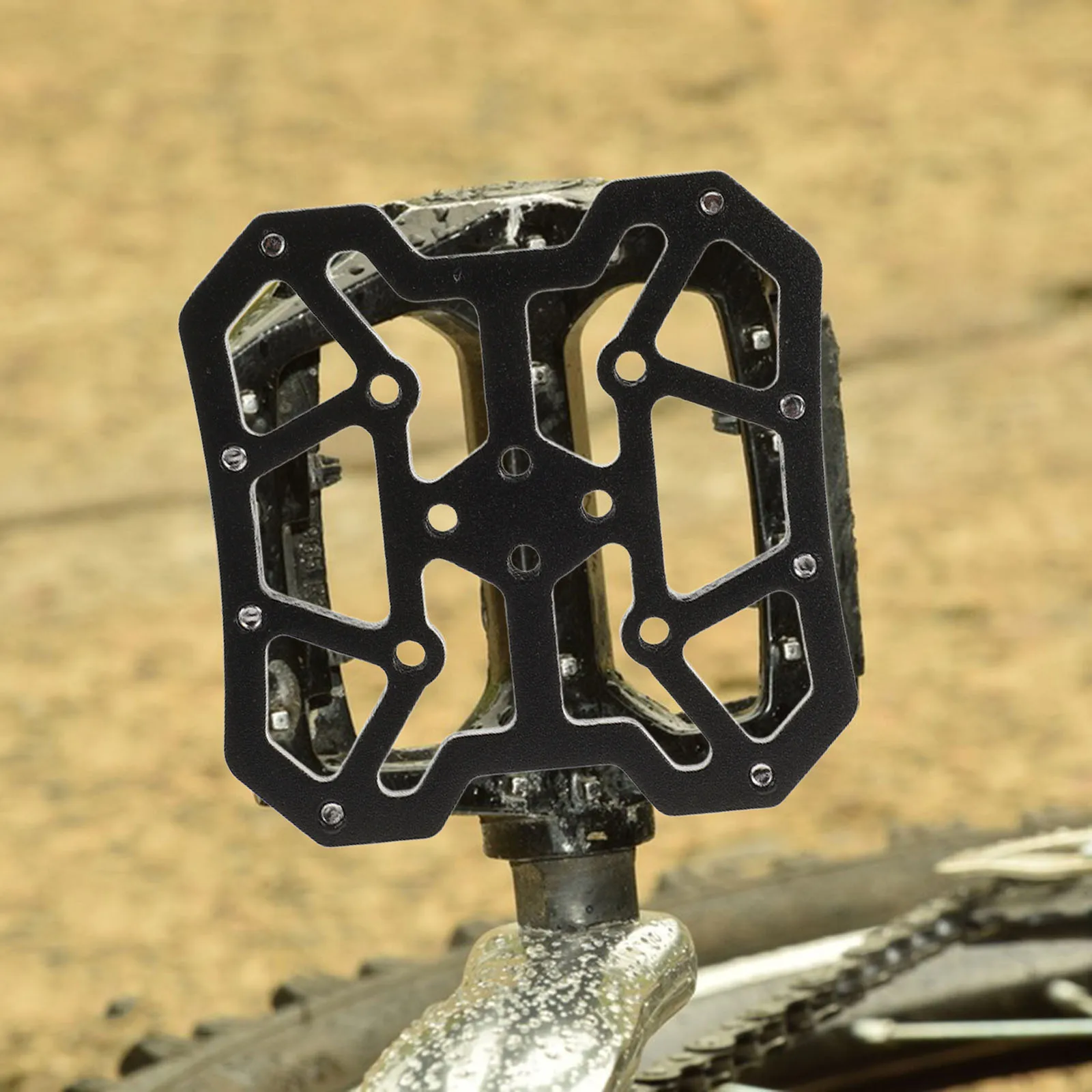 

Clipless Pedal Conversion Set Easy Install Adjustable Adapter Durable Cycling Accessories Mountain Road Bikes Flat Adapter