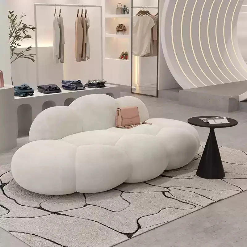 Yicheng Beauty New Clothing Store Cloud Alien Creative Sofa Designer Homestays Lamb Sofa with High Quality