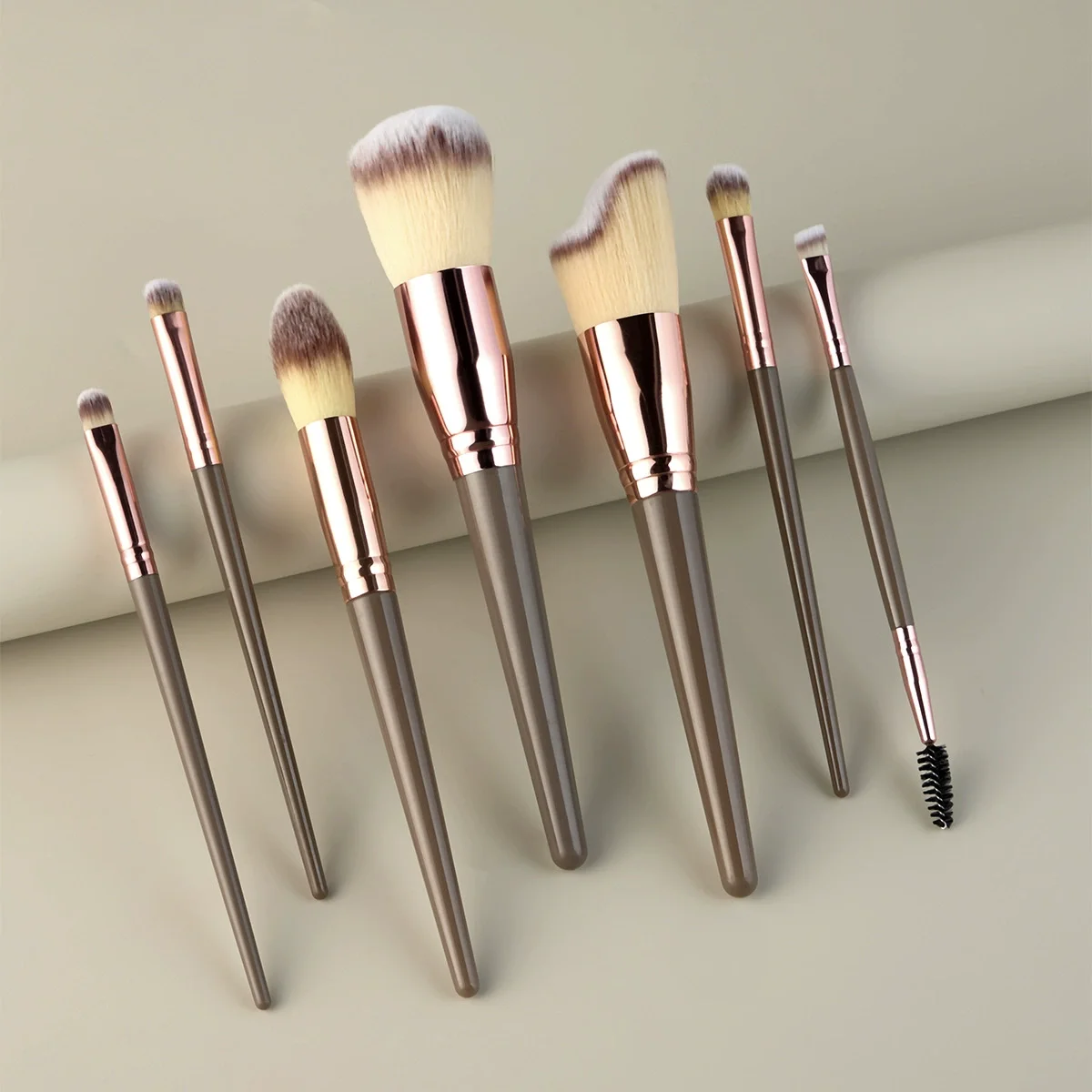 Ensemble de pinceaux de maquillage professionnels en poils synthétiques, haute qualité, fond de teint, contour, fard à barrage, 15 pièces