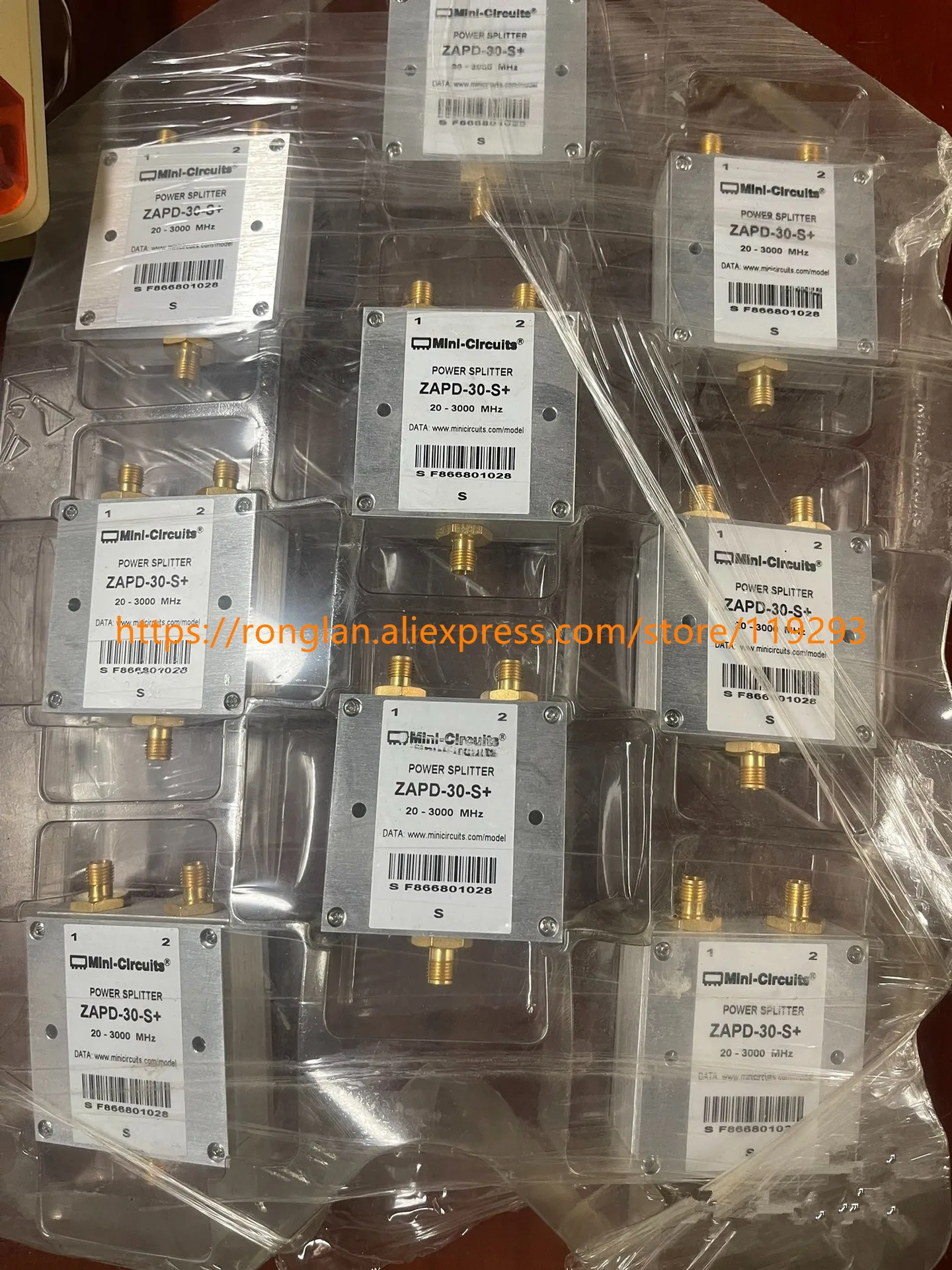 

[BELLA] Мини-схемы ZAPD-30-S+ 20-3000 МГц два делителя мощности SMA