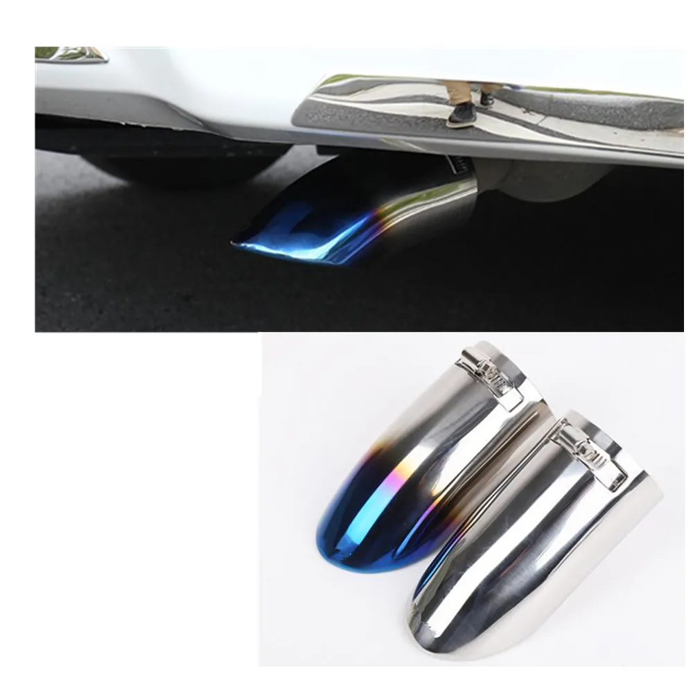 

Car Muffler Exterior End Tail Pipe Dedicate Stainless Steel Exhaust Tip Tail Outlet 1pcs For Toyota Corolla Altis 2014 2015 2016