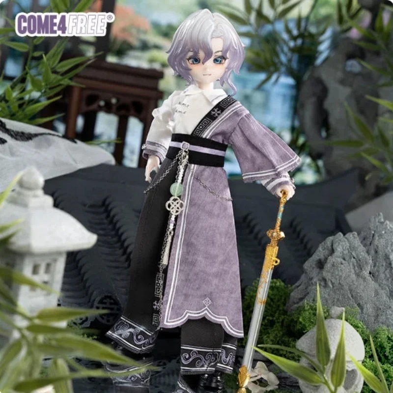 Come4free Niyru Loi 1/8 Bjd Doll Clothes Black White Gray And Purple Suit Pants Decorations Authentic In Stock