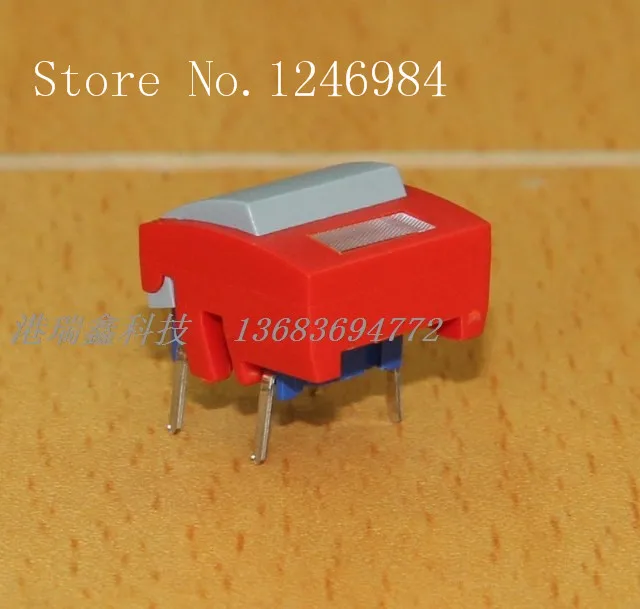 [SA]Denmark MEC gray box red button switch reset switch micro switch 3ATL6 + 1B03 + 2B081--50pcs/lot