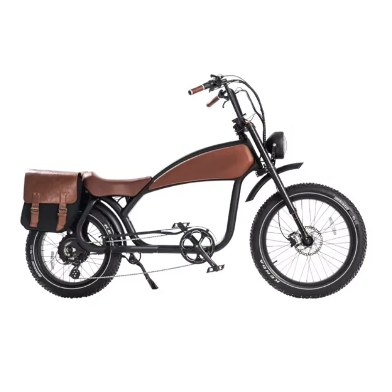 

Clrak 2025 Мотор-концентратор мощностью 500 Вт, в винтажном стиле, питание от экологически чистого электрического амортизатора 20 Ач, электрический велосипед большого радиуса действия