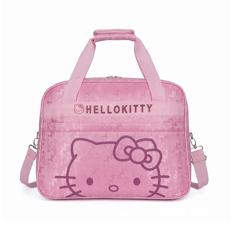 Sanrio Hello Kitty Travel Bag Cute Cartoon Large Capacity Storage Bags Mommy Bags Multifunctional Luggage Handbags Women