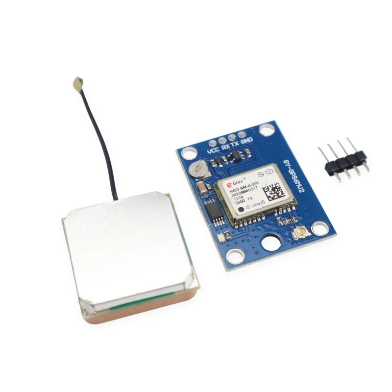 100%Brand New NEO-6M GPS Module with Ceramic Antenna & Backup Battery for Arduino Drone Flight Controller, UART Output 3.3-5V