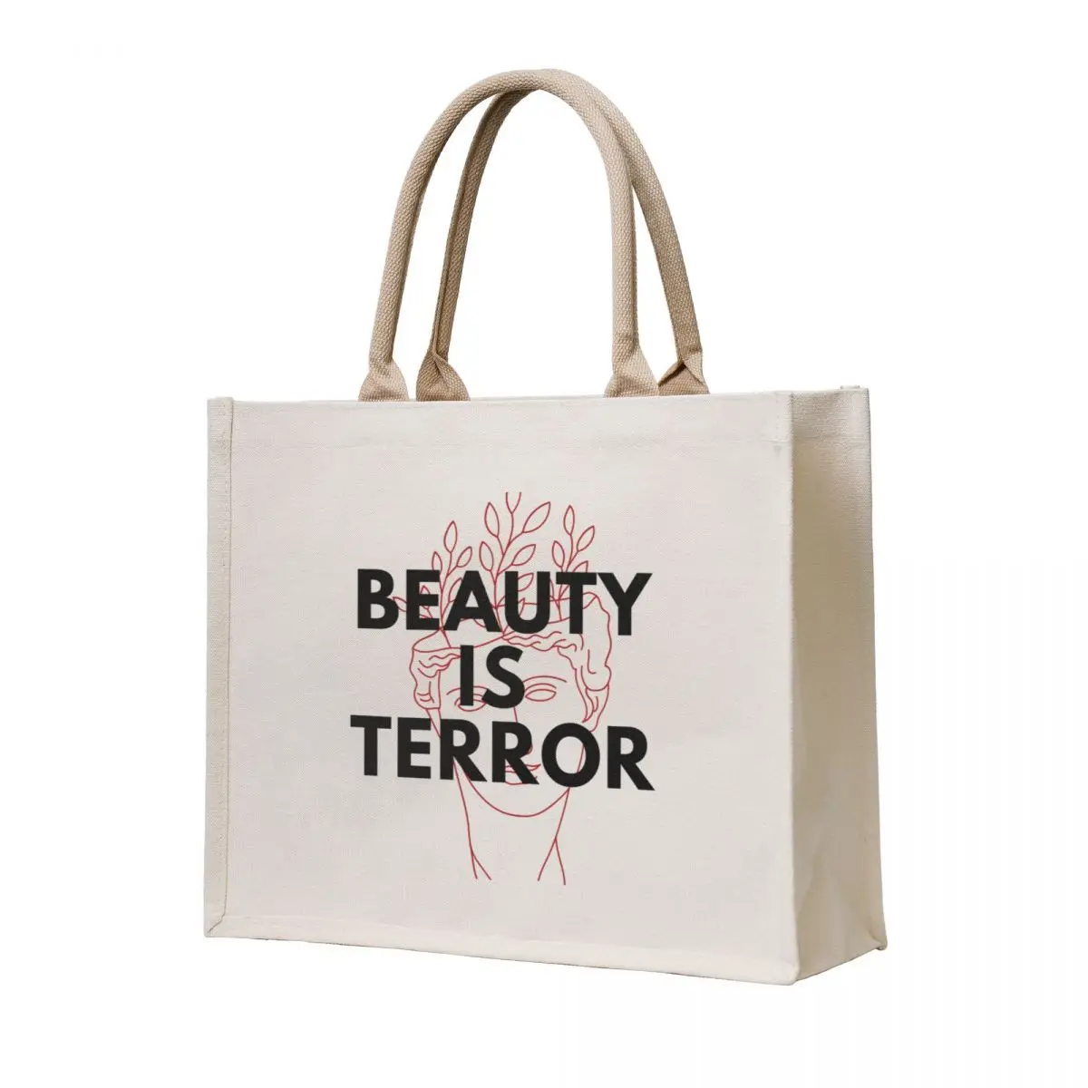 

Beauty is Terror The Secret History Dark Academia Tote Bag hand bags cloth bag woman Women's tote bag