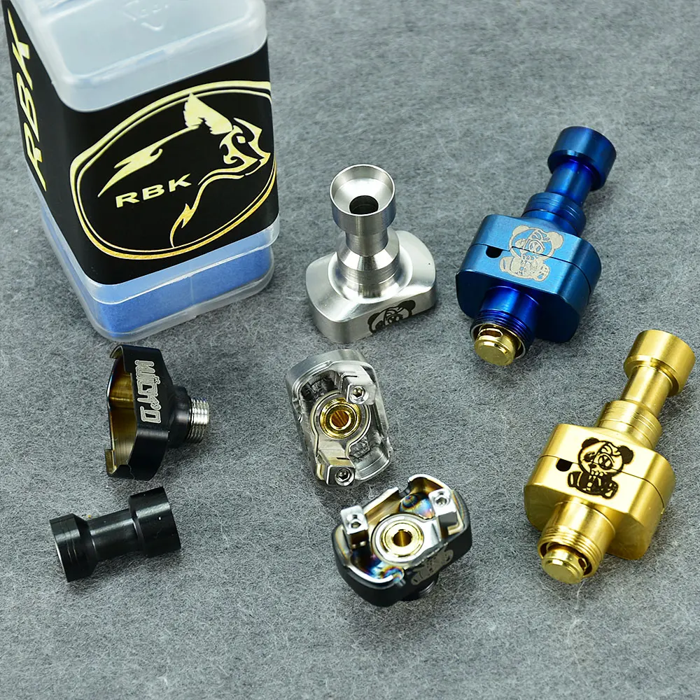 Imagem -04 - Wolfcoolvape-rba Ponte Vape Prc Tanque 1.2 mm 2.5 mm 3.0 mm 3.5 mm 4.0 mm para Dispositivos Boro Boleto Kit Mod bb