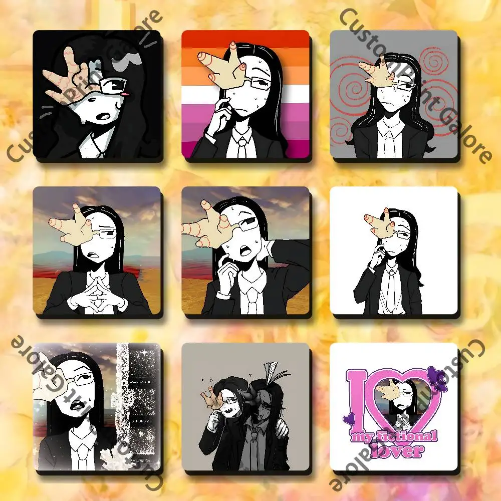 

CoralGlasses E-ENA Soft Magnetic Refrigerator Magnets 5.5,7.5cm Personalized for DIY Kitchen Office Decorative